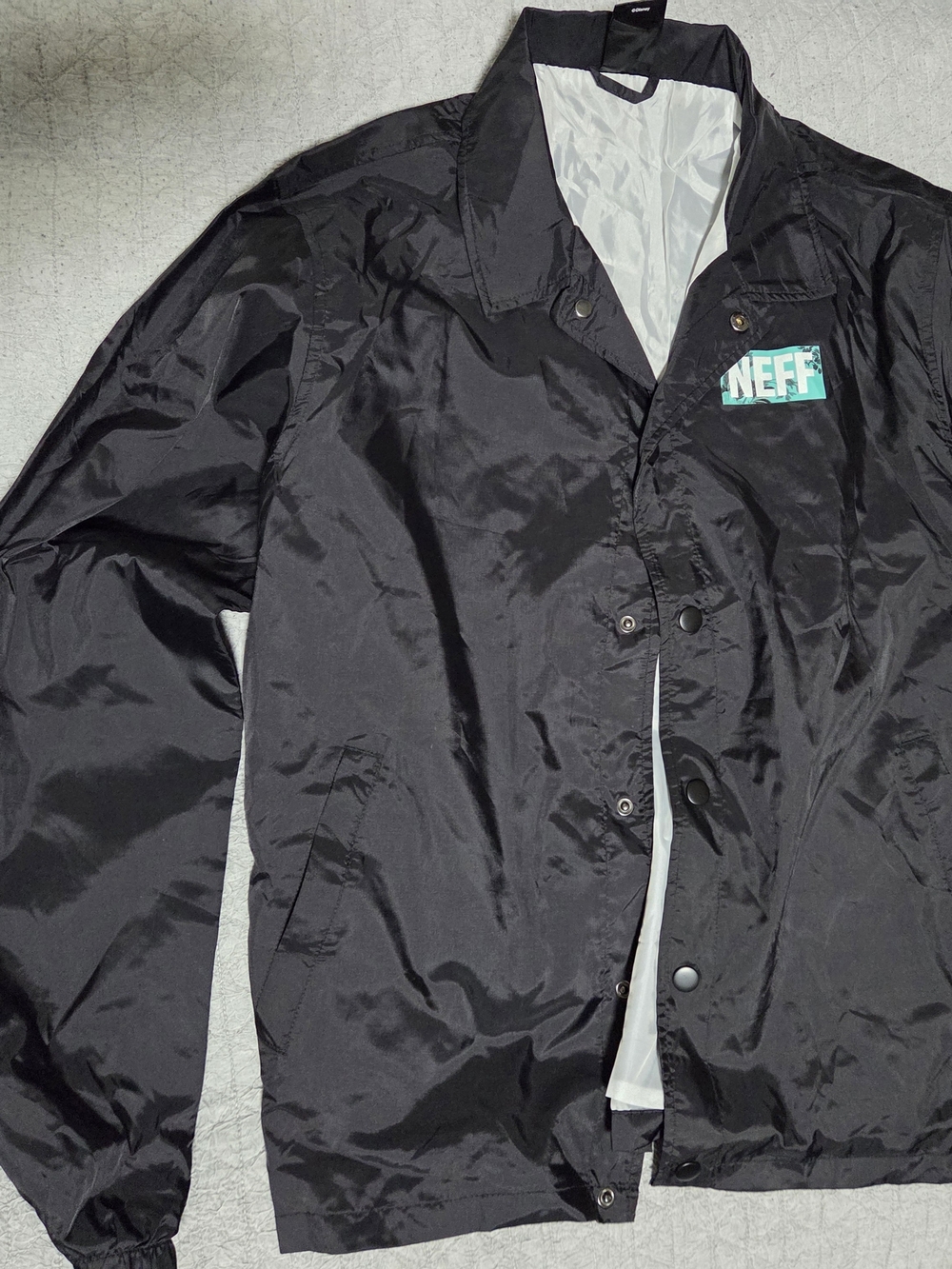 Neff Black Windbreaker DISNEY